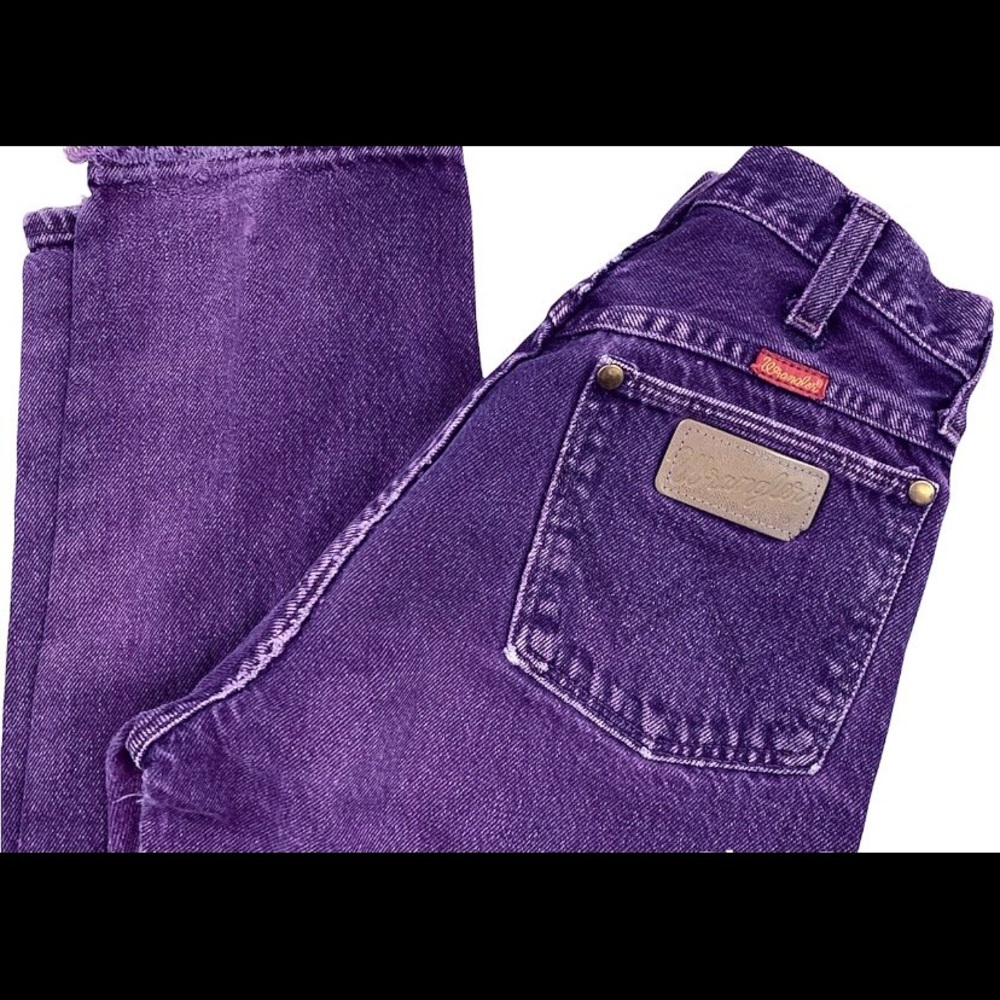 Vintage purple wrangler jeans